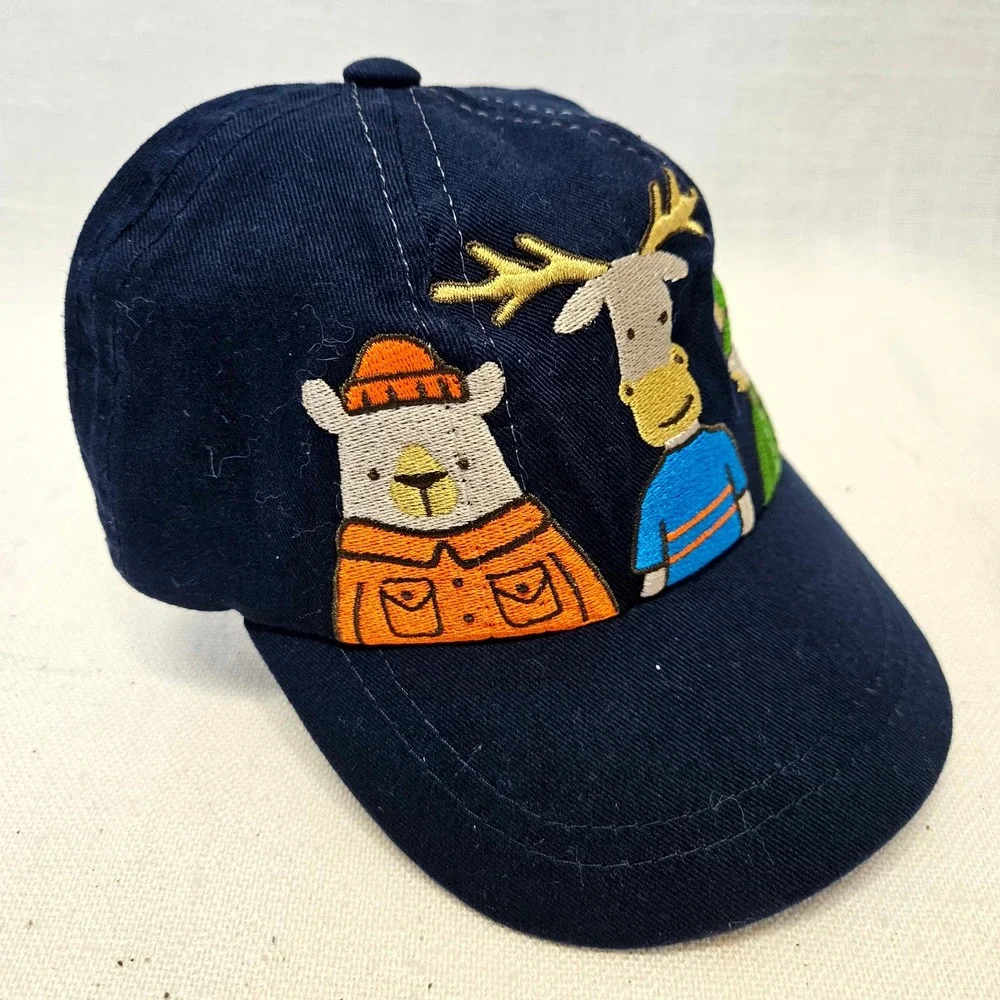 Kidtees‎ by Stephen Joseph Jackson Hole WY Kids Hat Embroidered Moose Bear Fox